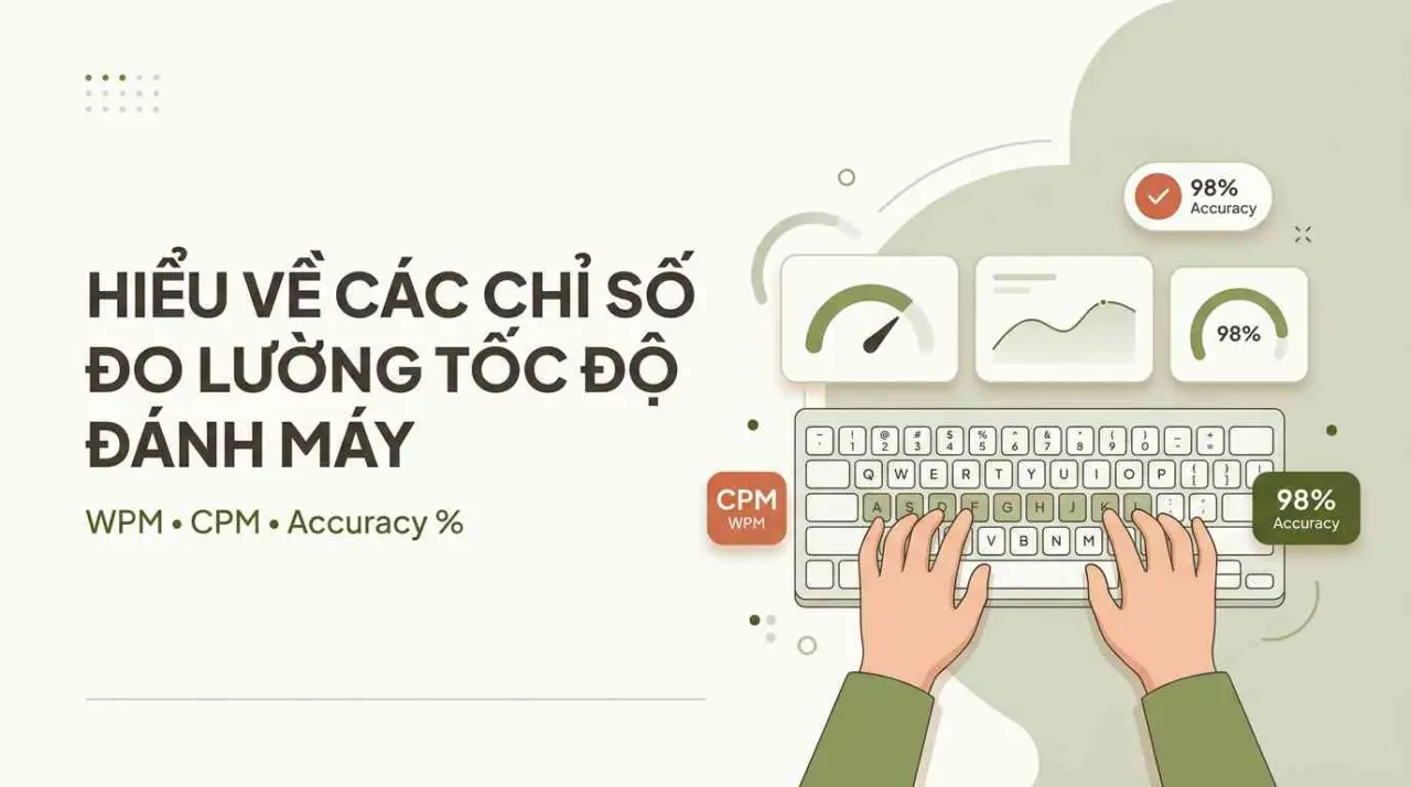 Hiểu Về Các Chỉ Số Đo Lường Tốc Độ Đánh Máy