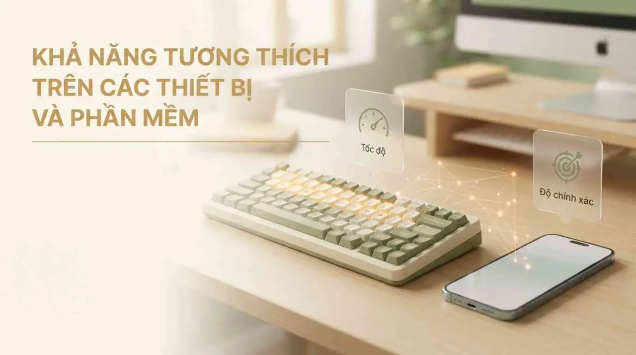 Khả năng tương thích trên các thiết bị và phần mềm