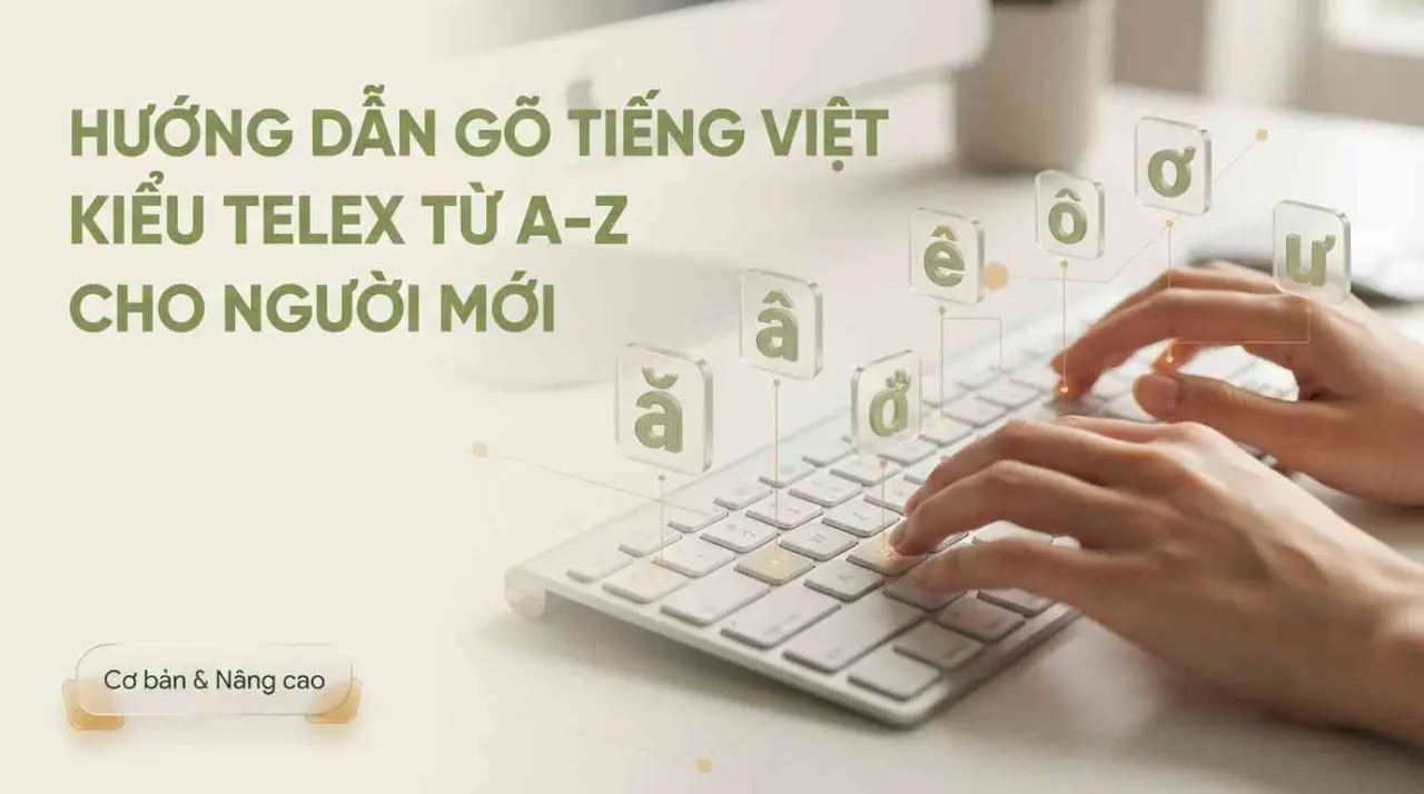 Hướng Dẫn Gõ Tiếng Việt Kiểu Telex Từ A-Z Cho Người Mới