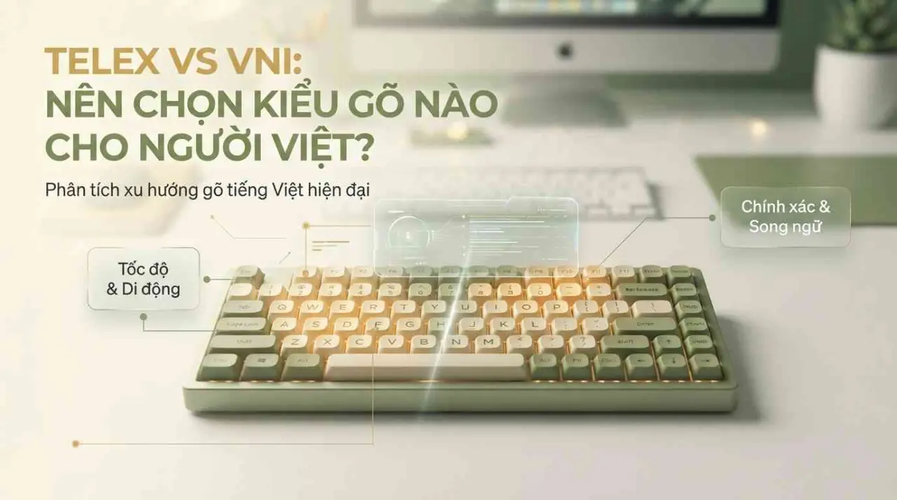 Telex vs VNI: Nên Chọn Kiểu Gõ Nào Cho Người Việt