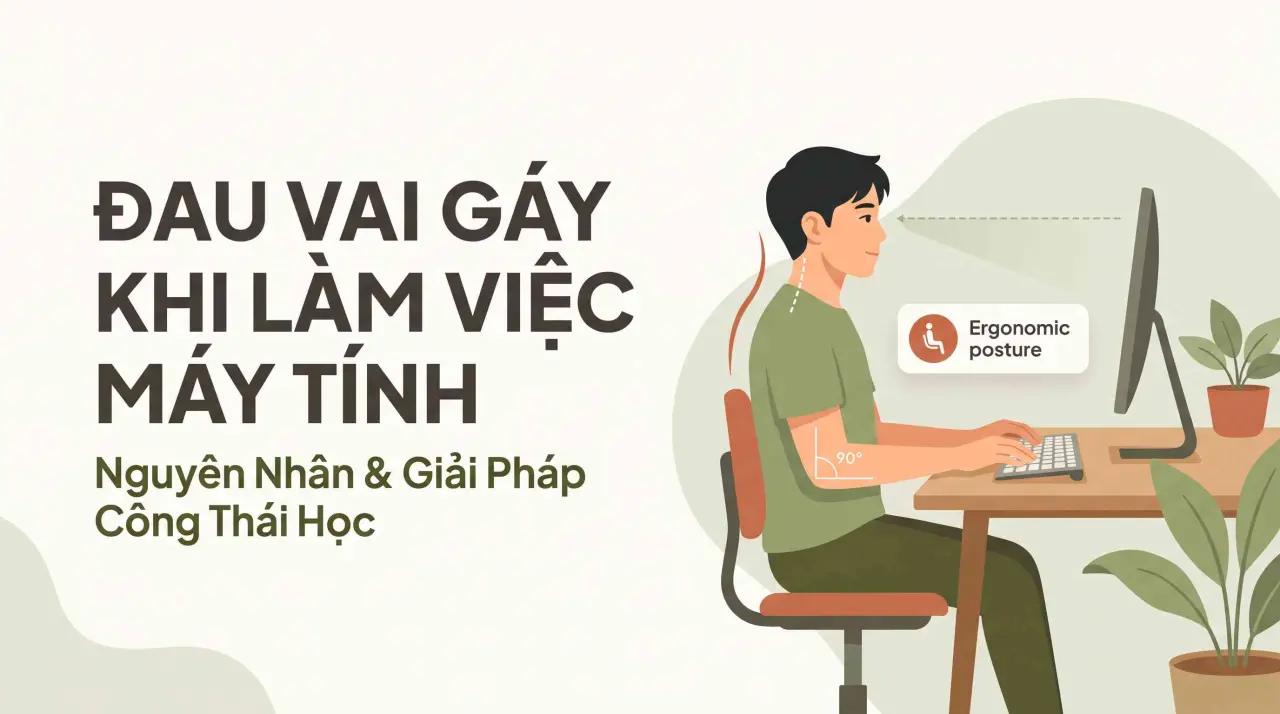 Đau Vai Gáy Khi Làm Việc Máy Tính: Nguyên Nhân Và Giải Pháp